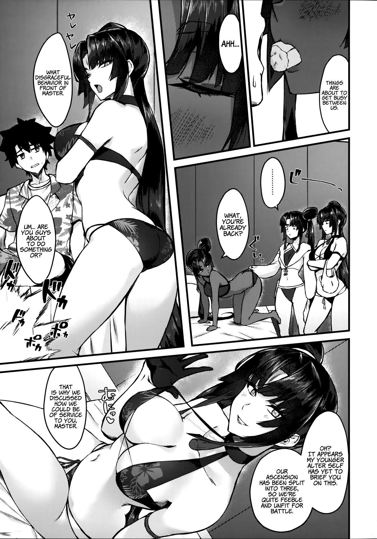 Hentai Manga Comic-Comparing the Ushis-Read-7